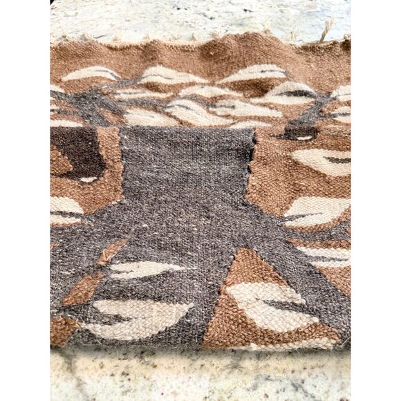 Vtg Hand Woven Egyptian Pictorial Tree of life  Kilim Rug Wool Tapestry  Art - Picture 10 of 11